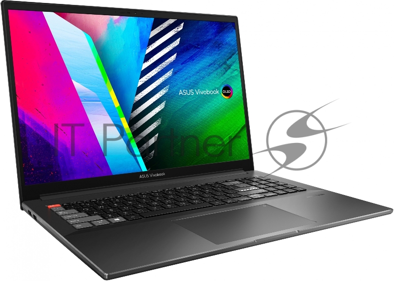 Ноутбук Asus Vivobook Pro 16X OLED M7600QC-L2083W Ryzen 7 5800H 16Gb SSD512Gb NVIDIA GeForce RTX 3050 4Gb 16 OLED 4K (3840x2400) Windows 11 Home black WiFi BT Cam