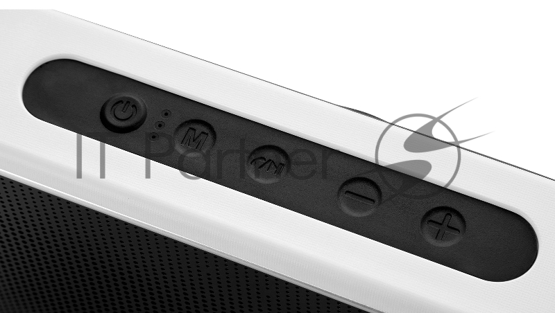 Колонка порт. Digma S-24 белый 10W 1.0 BT/3.5Jack/USB (SP2410W)