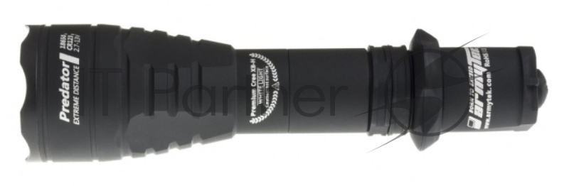 Фонарь Armytek Predator XP-L HI черный/белый лам.:светодиод. CR123x2 (F01603BW)