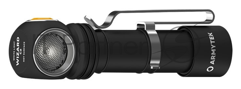 Фонарь Armytek Wizard C2 Pro Magnet USB черный/желтый лам.:светодиод. (F08901C)