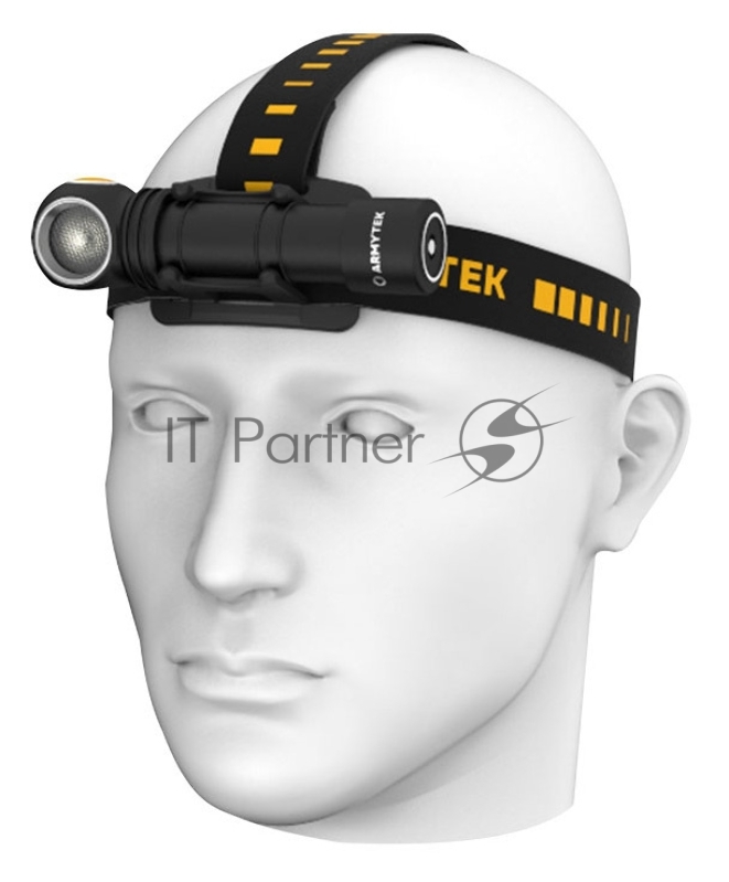 Фонарь Armytek Wizard C2 Pro Magnet USB черный/желтый лам.:светодиод. (F08901C)