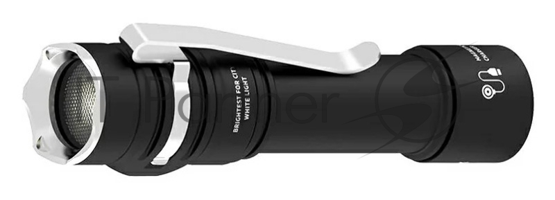 Фонарь карманный Armytek Prime C2 Pro Magnet USB черный/белый лам.:светодиод. (F08101W)