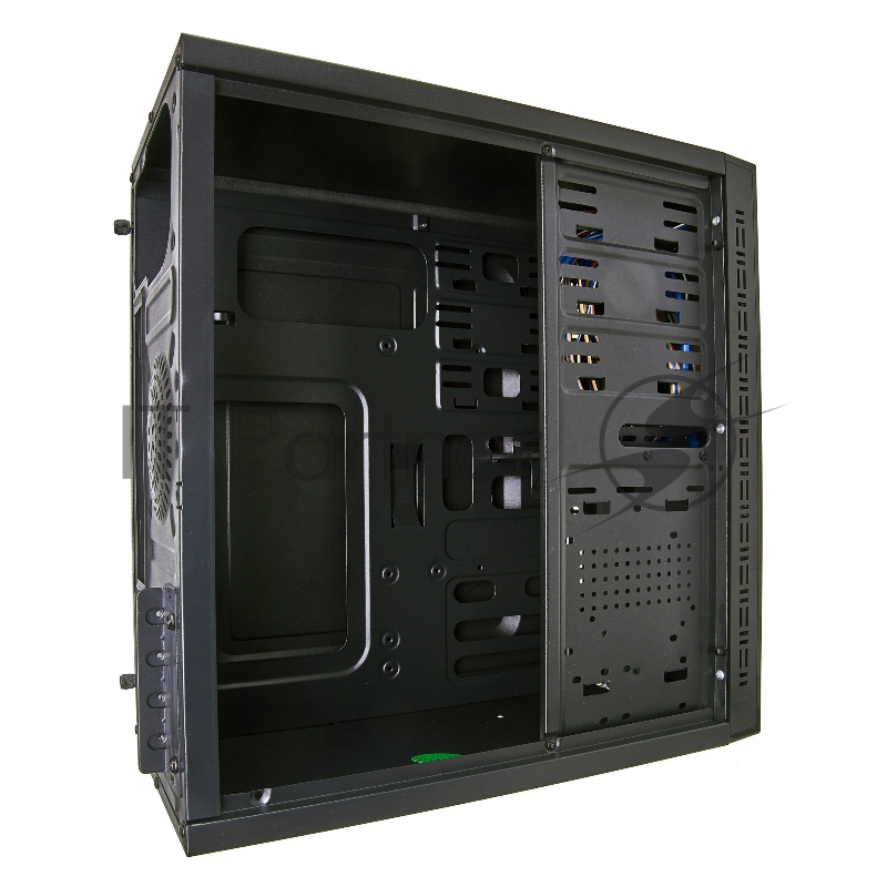 Корпус Minitower Exegate QA-412U Black, mATX, <XP450, Black, 120mm>, 2*USB+2*USB3.0, Audio