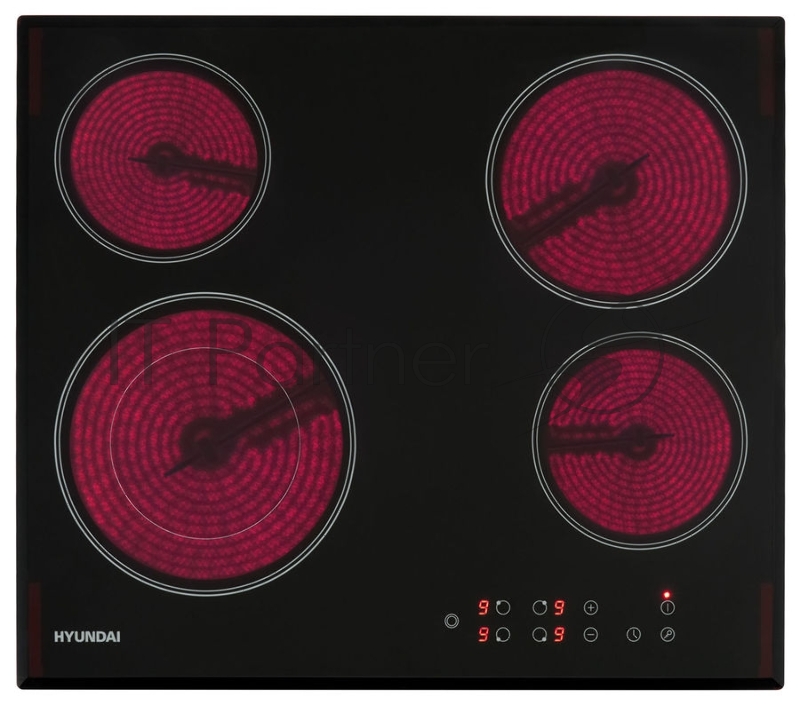 Варочная поверхность Hyundai HHE 6485 BG черный