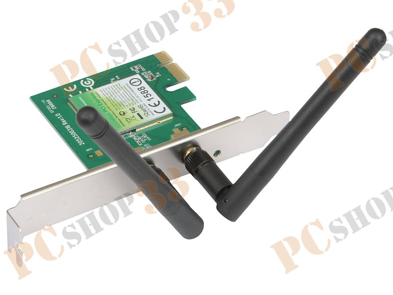 Сет.карта Wi-Fi 300Мбит/сек. TP-Link TL-WN881ND 802.11b/g/n (PCI-E x1)