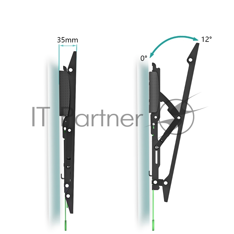 Кронштейн для телевизора 32-55 наклонный с быстрой фиксацией REXANT