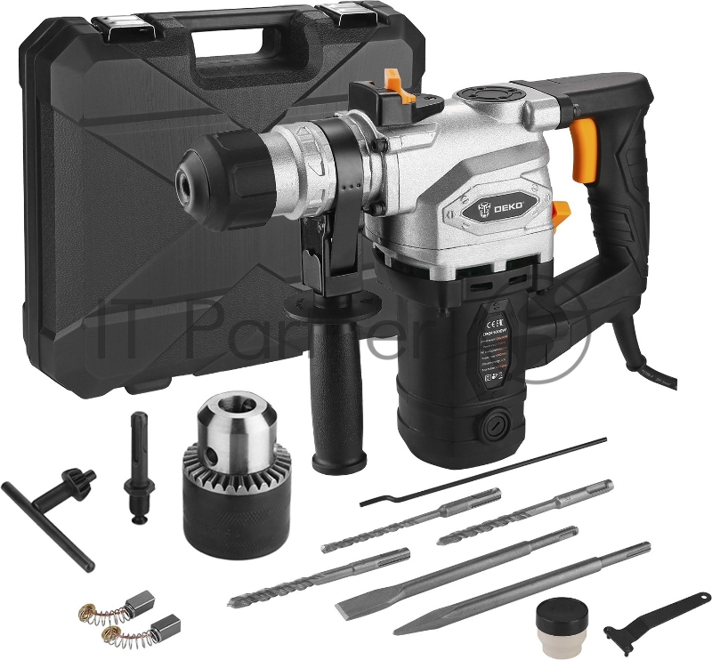 Перфоратор Deko DKH1000W патрон:SDS-plus уд.:4.1Дж 1000Вт (кейс в комплекте)