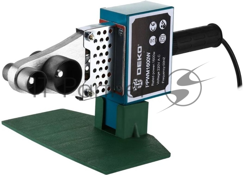 Сварочный аппарат для пластиковых труб Deko PPWM1600W раструбная 1.6кВт (кейс в комплекте)