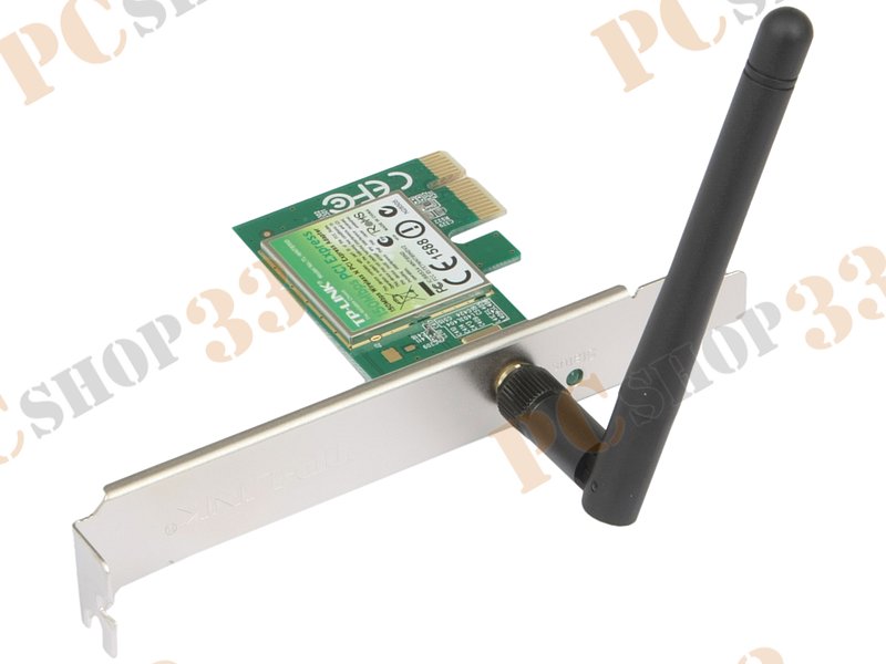 Сет.карта Wi-Fi 150Мбит/сек. TP-Link TL-WN781ND 802.11b/g/n (PCI-E x1)