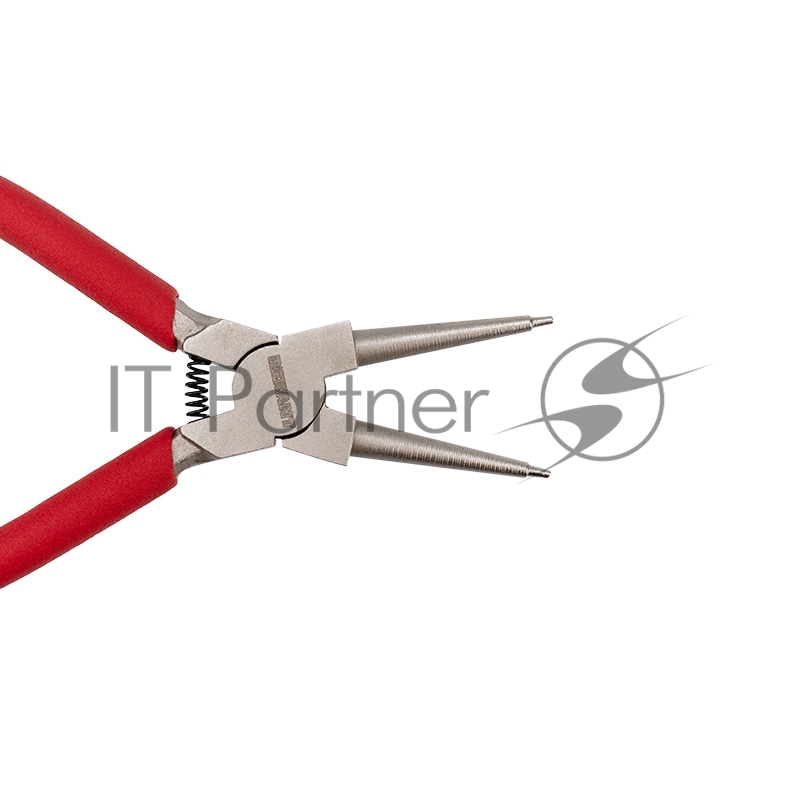 Щипцы для стопорных колец REXANT загнутый сжим 160 мм, обливные рукоятки