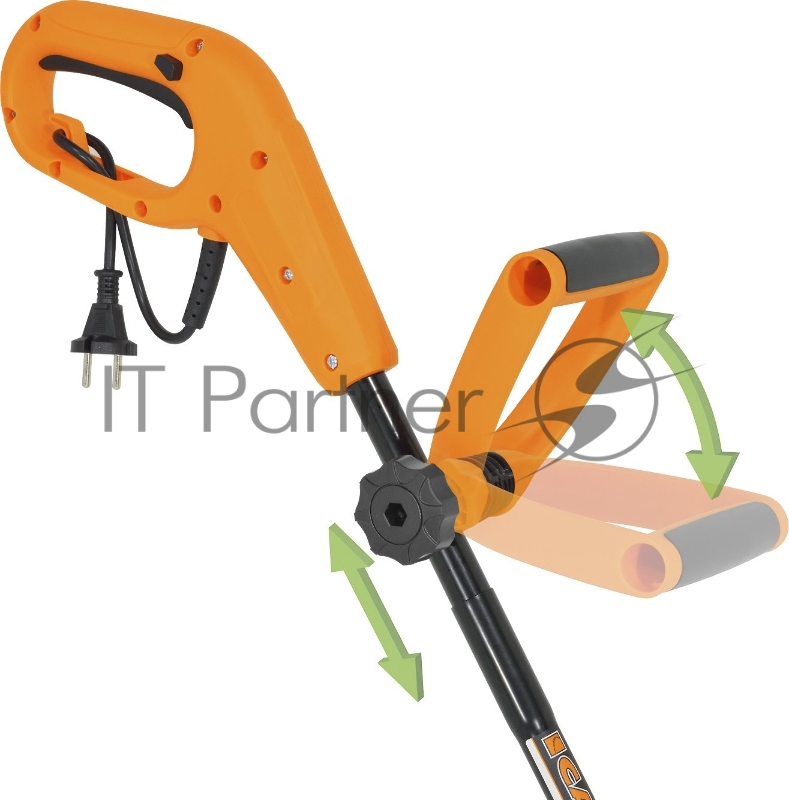 Триммер электрический Carver TR 400ТM 300Вт 0.4л.с. разбор.штан. реж.эл.:леска