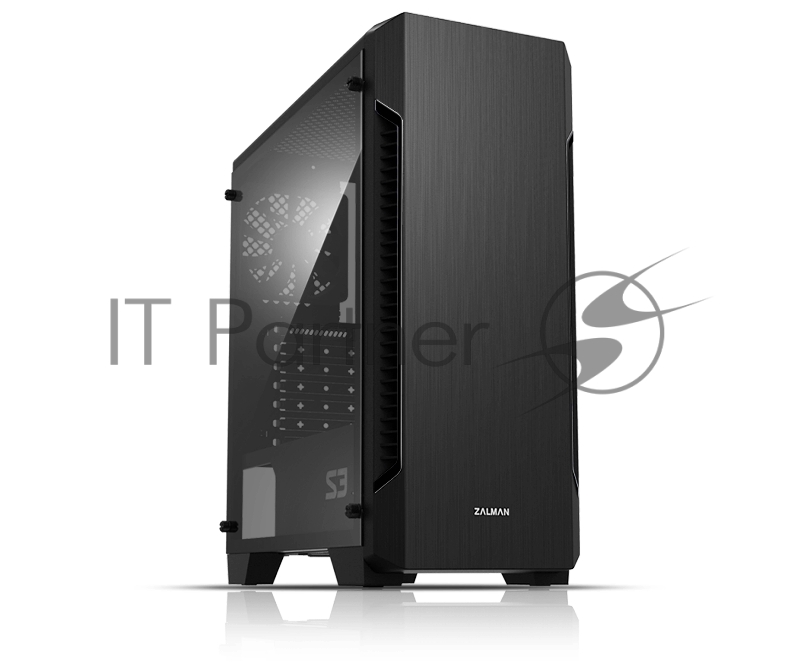 Корпус Zalman S3 черный без БП ATX 2x120mm 2xUSB2.0 1xUSB3.0 audio bott PSU