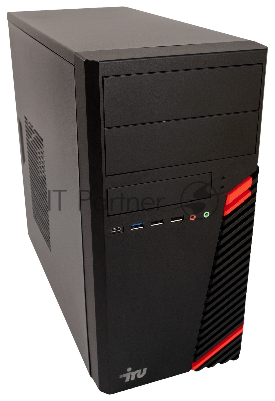 ПК IRU Office 510H4SM MT PG G6400 (4) 4Gb SSD120Gb UHDG 610 Windows 10 Professional 64 GbitEth 400W черный