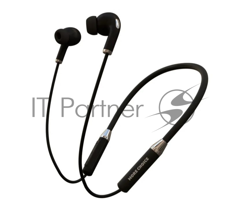 Наушники Bluetooth Smart вакуумные с шейным шнурком More choice BG31S (Black)