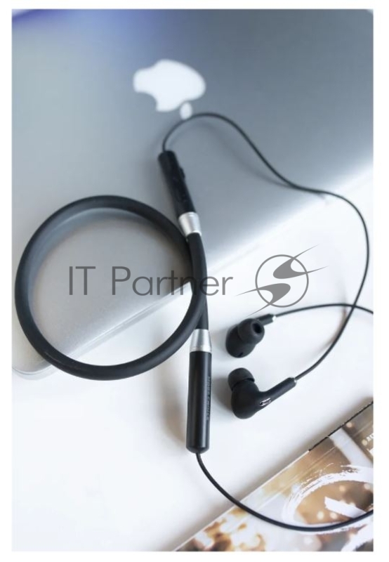 Наушники Bluetooth Smart вакуумные с шейным шнурком More choice BG31S (Black)