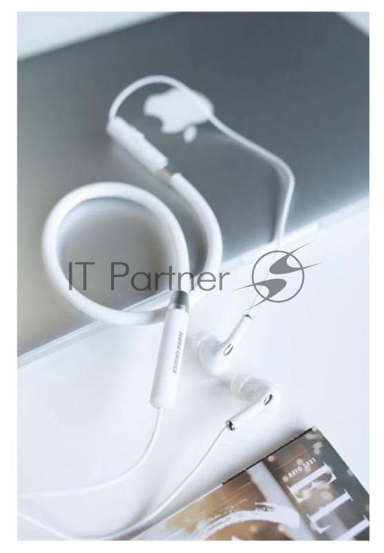 Наушники Bluetooth Smart вакуумные с шейным шнурком More choice BG31S (White)