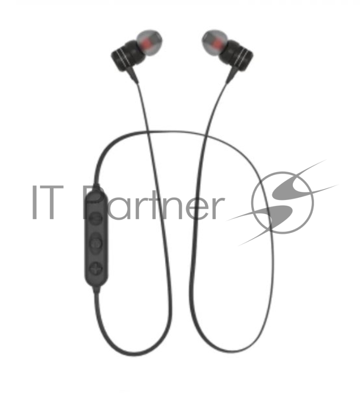 Наушники Bluetooth вакуумные с шейным шнурком More choice BG20 (Black)