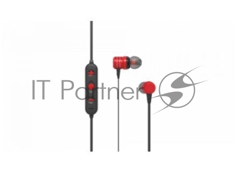 Наушники Bluetooth вакуумные с шейным шнурком More choice BG20 (Red)