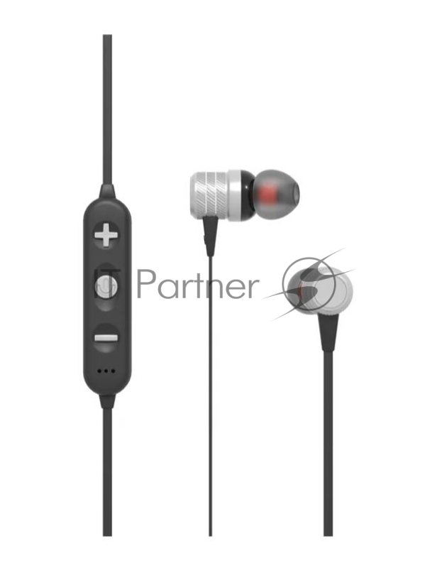 Наушники Bluetooth вакуумные с шейным шнурком More choice BG20 (Silver)