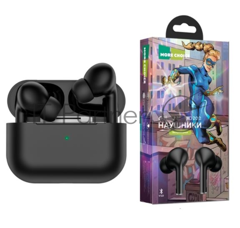 Наушники беспроводные Smart вакуумные More choice BW31S TWS (Black)