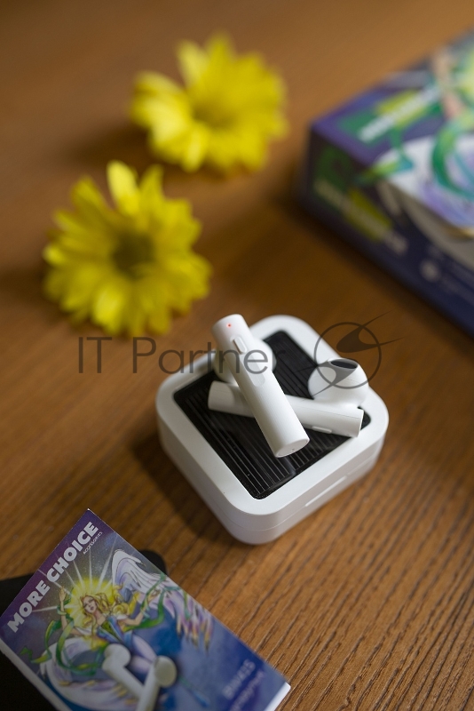 Наушники беспроводные Smart вкладыши с солнечной батареей More choice BW41S TWS (White)