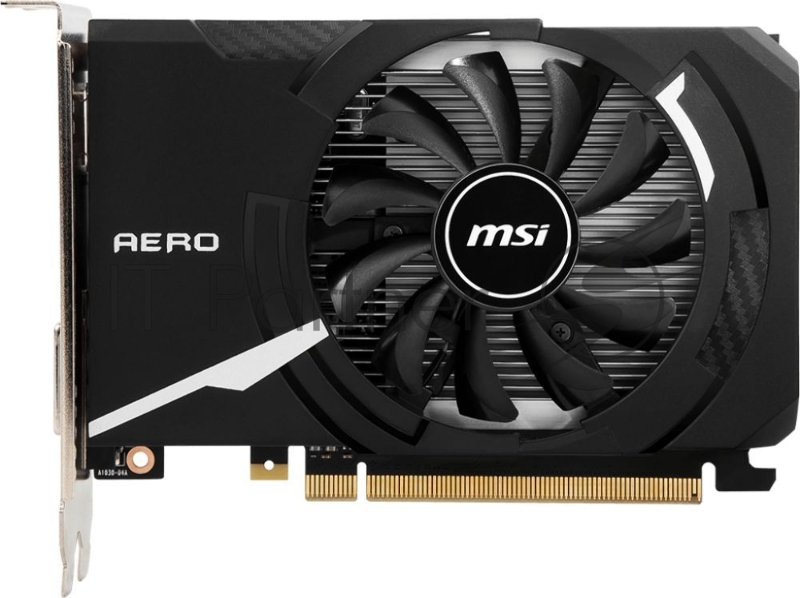 Видеокарта MSI PCI-E GT 1030 AERO ITX 2GD4 OC nVidia GeForce GT 1030 2048Mb 64bit DDR4 1189/2100 DVIx1/HDMIx1/HDCP Ret