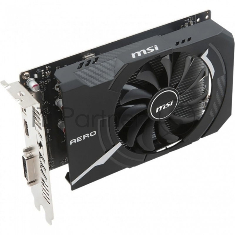 Видеокарта MSI PCI-E GT 1030 AERO ITX 2GD4 OC nVidia GeForce GT 1030 2048Mb 64bit DDR4 1189/2100 DVIx1/HDMIx1/HDCP Ret