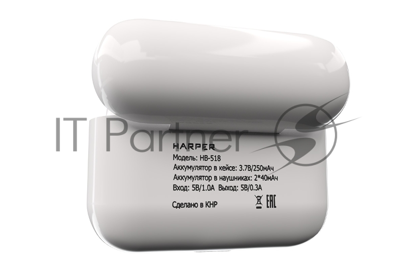 Наушники HARPER HB-518 White