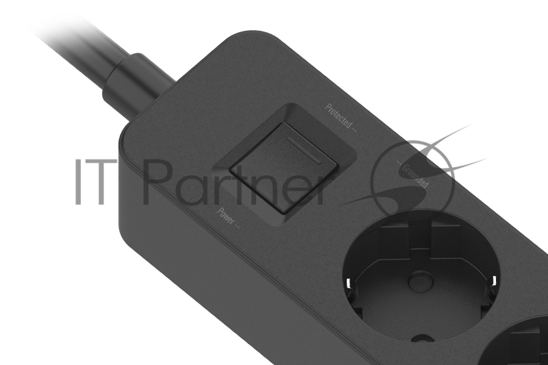 Harper Сетевой фильтр на 3 розетки со встроенным зарядным устройством UCH-330 (2,4 А , AC 100-240V 5