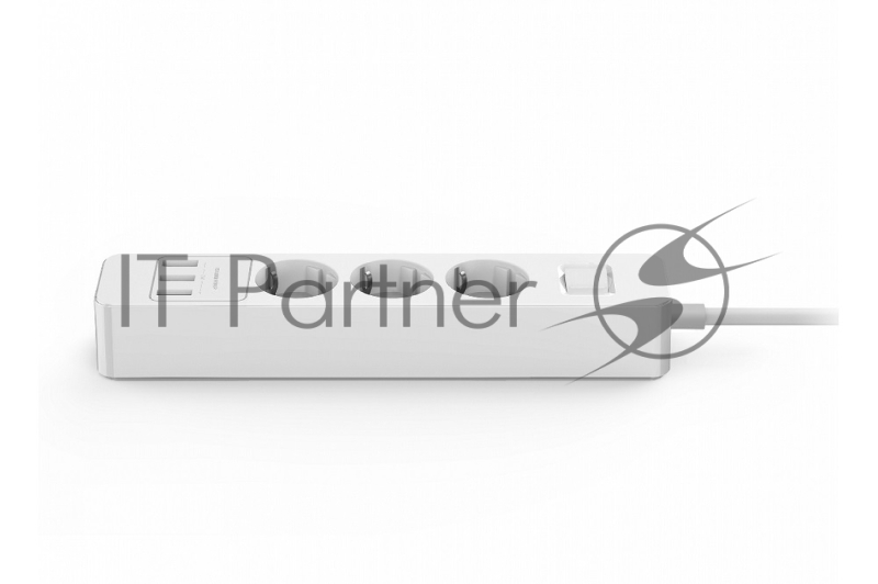 Harper Сетевой фильтр на 3 розетки со встроенным зарядным устройством UCH-330 (2,4 А , AC 100-240V 5