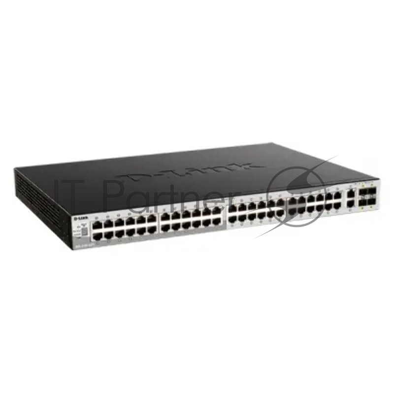 D-Link DGS-3130-54TS/B1A PROJ Управляемый стекируемый1 коммутатор 3 уровня с 48 портами 10/100/1000Base-T, 2 портами 10GBase-T и 4 портами 10GBase-X