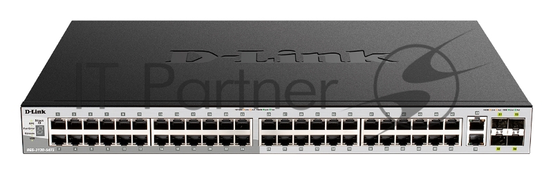D-Link DGS-3130-54TS/B1A PROJ Управляемый стекируемый1 коммутатор 3 уровня с 48 портами 10/100/1000Base-T, 2 портами 10GBase-T и 4 портами 10GBase-X