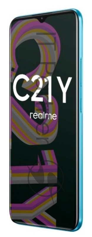 Смартфон REALME RMX3263 (C21-Y) 3+32 ГБ ЦВЕТ:ГОЛУБОЙ (CROSS BLUE)