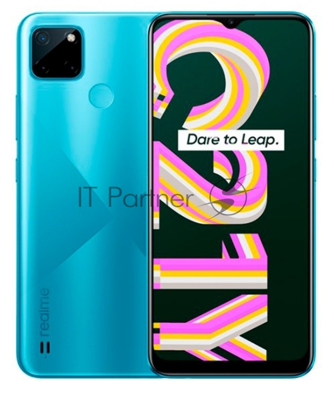 Смартфон REALME RMX3263 (C21-Y) 3+32 ГБ ЦВЕТ:ГОЛУБОЙ (CROSS BLUE)
