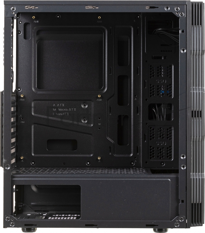 Корпус Accord K-18 черный без БП ATX 6x120mm 2xUSB2.0 1xUSB3.0 audio