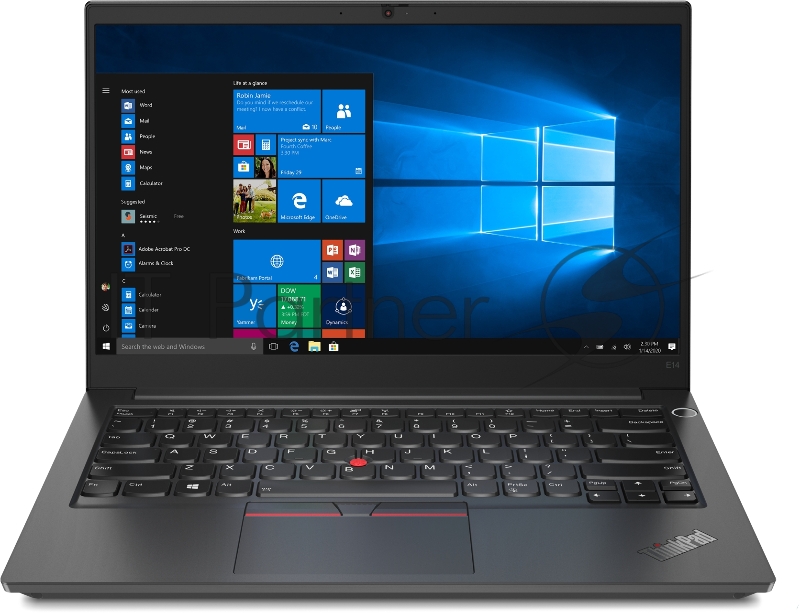 Ноутбук ThinkPad E14 Gen 2-ITU 14 FHD (1920x1080) IPS AG 250N, i3-1115G4 3G, 8GB DDR4 3200 SODIMM, 256GB SSD M.2, Intel UHD, WiFi 6, BT, FPR, IR Cam, 3cell 45Wh, 65W USB-C, Win 11 Pro, Black, 1Y CI, 1.64kg
