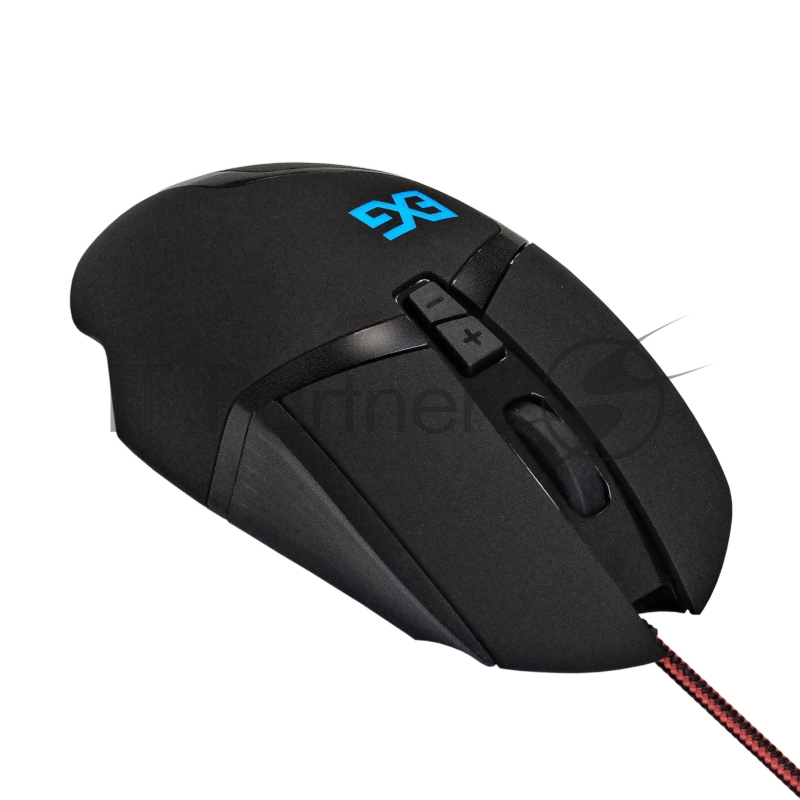 Мышь ExeGate Gaming Standard Laser GML-794 (USB, лазерная, 800/1600/2400/3200dpi, 8 кнопок и колесо прокрутки, длина кабеля 1,5м, черная, Color box)