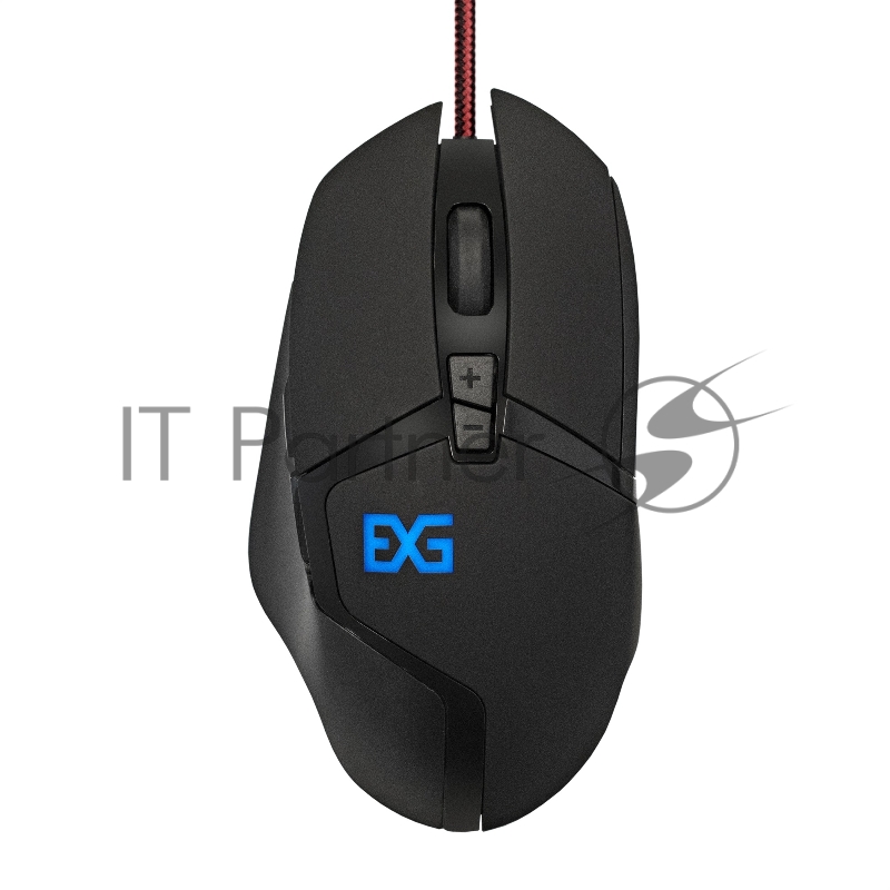 Мышь ExeGate Gaming Standard Laser GML-794 (USB, лазерная, 800/1600/2400/3200dpi, 8 кнопок и колесо прокрутки, длина кабеля 1,5м, черная, Color box)