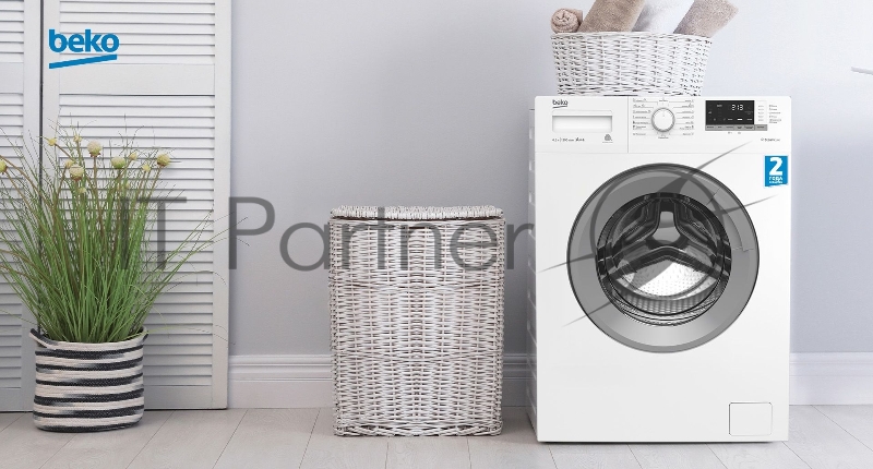 Стиральная машина Beko WSRE 6H612 ZSW класс: A загр.фронтальная макс.:6.5кг белый