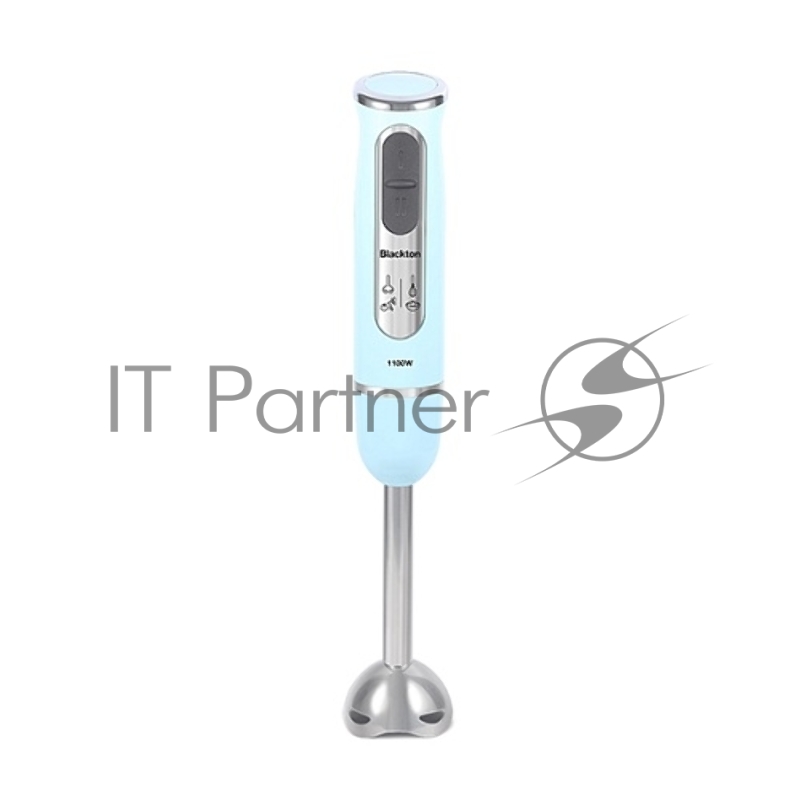 Ручной блендер 2 в 1 Blackton Bt HB1030SS Mint blue. блендер + миксер, Мощность 1100 Вт, Режим ТУРБО, 2 скоростных режима, Скорость вращения до 15000 об/мин, Насадка блендера и венчик для взбивания из нержавеющей стали, Многофункциональный нож для из