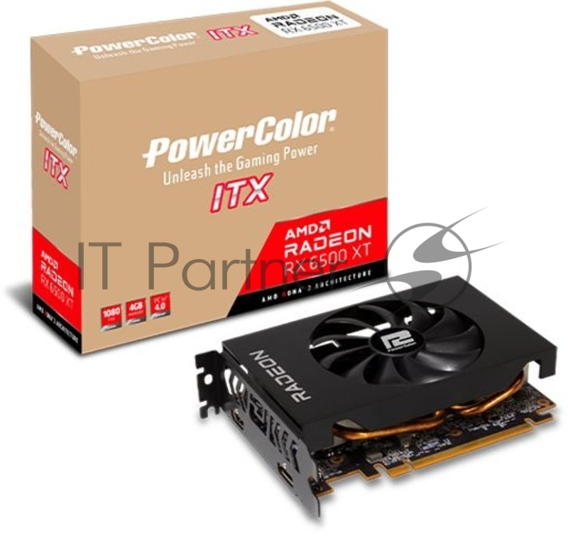 Видеокарта PowerColor PCI-E 4.0 AXRX 6500XT 4GBD6-DH AMD Radeon RX 6500XT 4096Mb 64 GDDR6 2359/18000 HDMIx1 DPx3 HDCP Ret