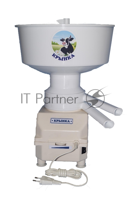 Сепаратор молока Крынка-80, 50 Вт, производительность 60 л/час, 8000-12000 об/мин, мат. барабана нержав. сталь, тип. эл. двиг. асинхронный