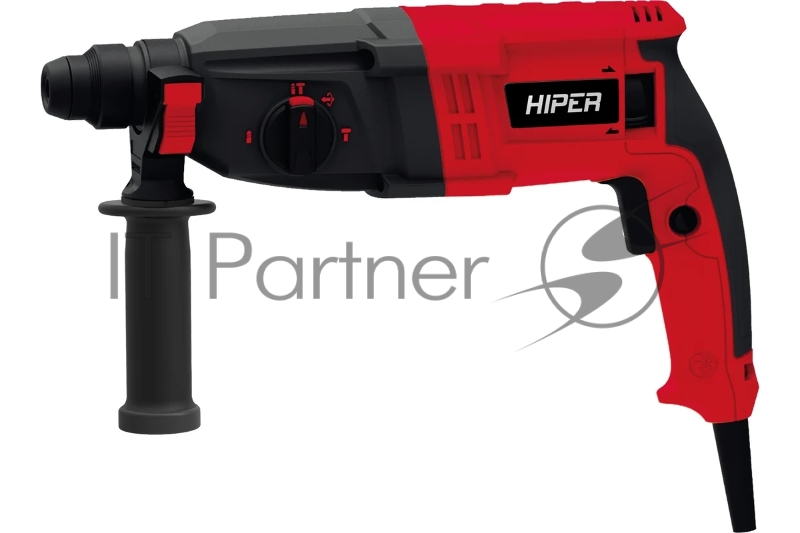 Перфоратор HIPER 800 Вт, 3Дж, 3 режима, 0 - 1250 об/мин, SDS+, кейс