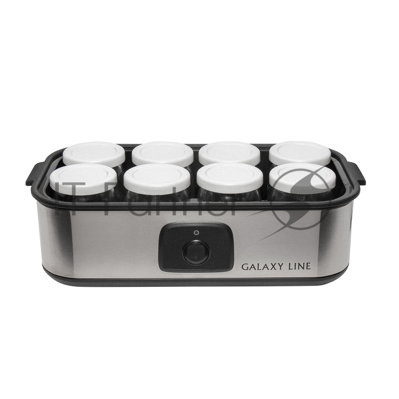 Йогуртница Galaxy LINE GL2697, белый, 30 Вт, 8 стеклянных стаканов с крышками , объем на 1,44 л индикатор работы, низкое потребление электроэнергии,220-240 В , 50 Гц