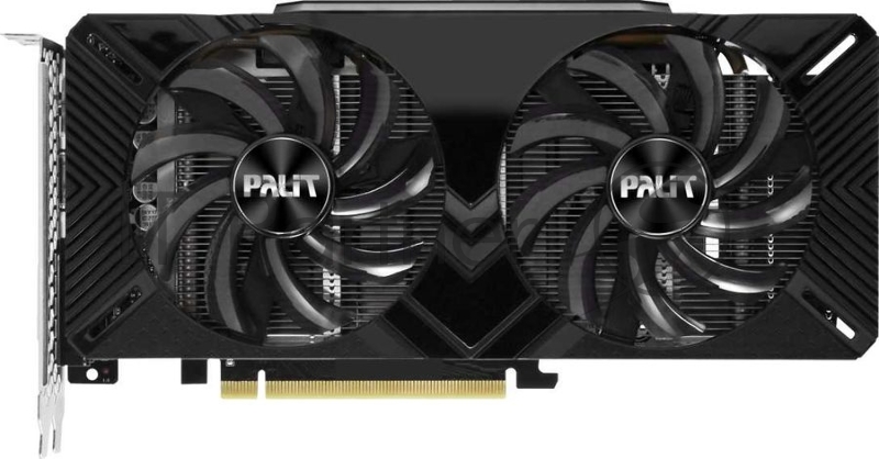 Видеокарта Palit PCI-E PA-GTX1660 DUAL 6G NVIDIA GeForce GTX 1660 6144Mb 192 GDDR5 1530/8000 DVIx1 HDMIx1 DPx1 HDCP Bulk