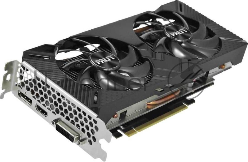 Видеокарта Palit PCI-E PA-GTX1660 DUAL 6G NVIDIA GeForce GTX 1660 6144Mb 192 GDDR5 1530/8000 DVIx1 HDMIx1 DPx1 HDCP Bulk