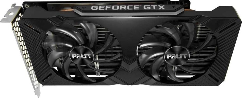 Видеокарта Palit PCI-E PA-GTX1660 DUAL 6G NVIDIA GeForce GTX 1660 6144Mb 192 GDDR5 1530/8000 DVIx1 HDMIx1 DPx1 HDCP Bulk