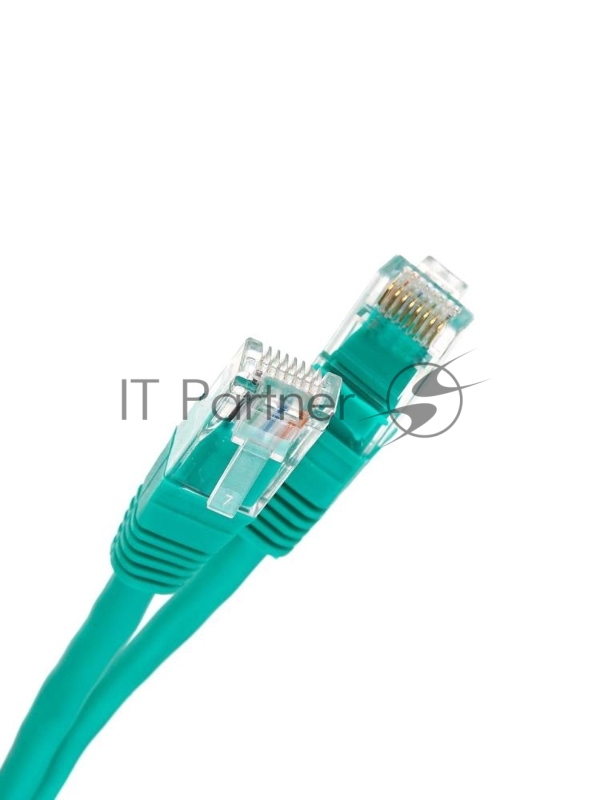 Патчкорд литой Telecom UTP кат.5е 1,5м зеленый