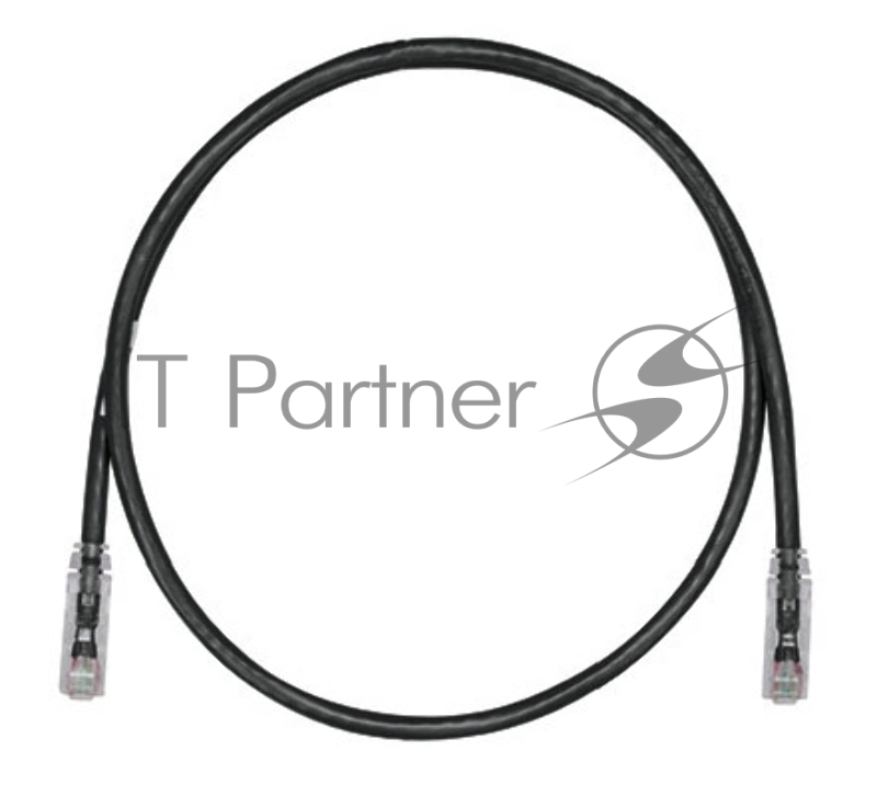 Кабель Патч-корд Panduit UTPSPL3MBLY вилка RJ-45 кат.6 3м чёрный LSZH