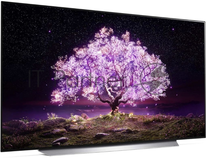 Телевизор OLED LG 65 OLED65C1RLA белый Ultra HD 120Hz DVB-T DVB-T2 DVB-C DVB-S DVB-S2 USB WiFi Smart TV (RUS)